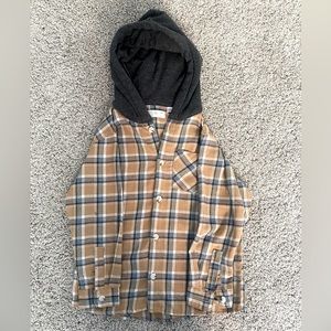 Zara Boys flannel button up size 4-5